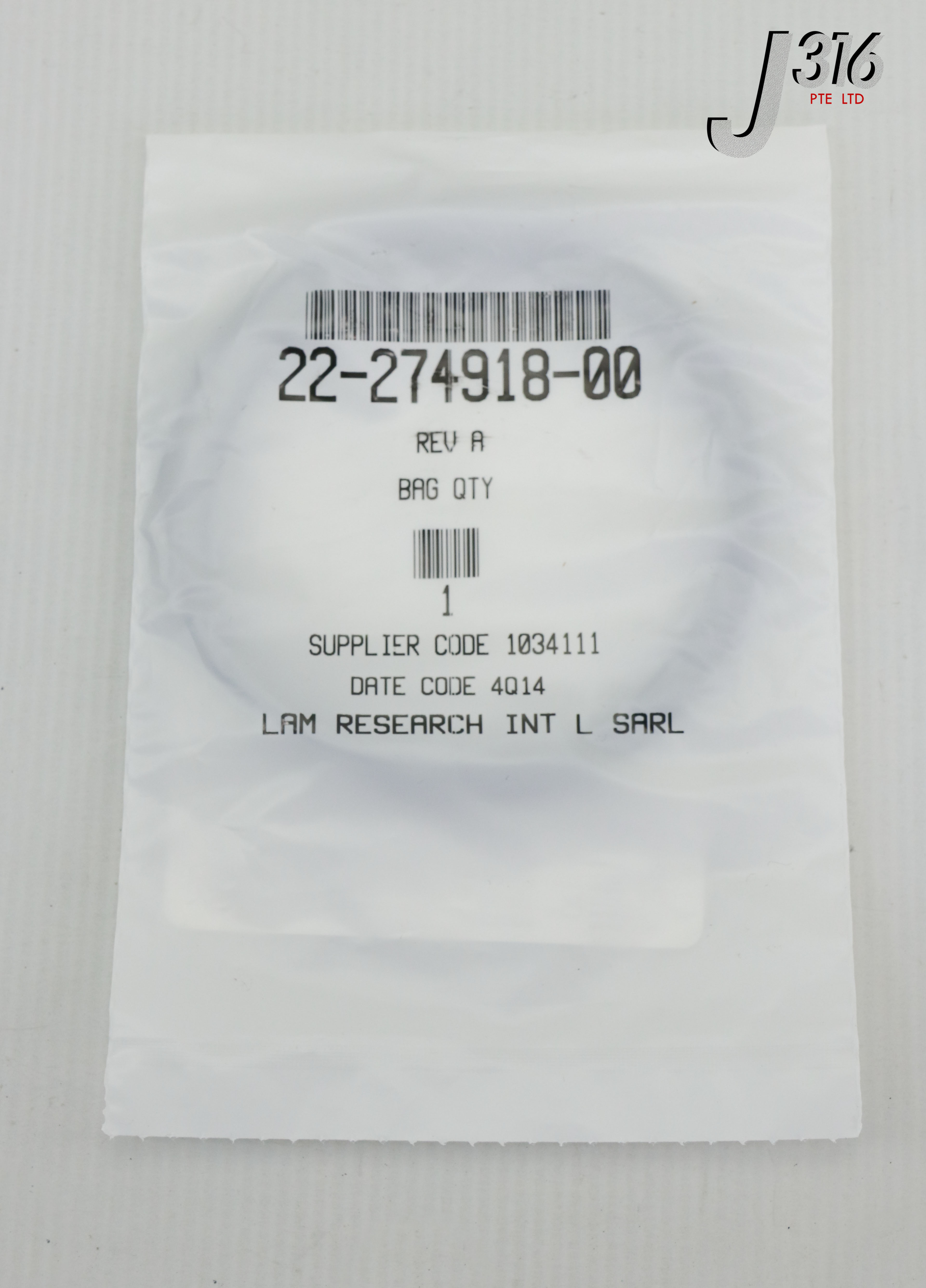 24647 NOVELLUS O-RING KIT FOR C1 PENDULUM VLV, 22-274914-00 (NEW